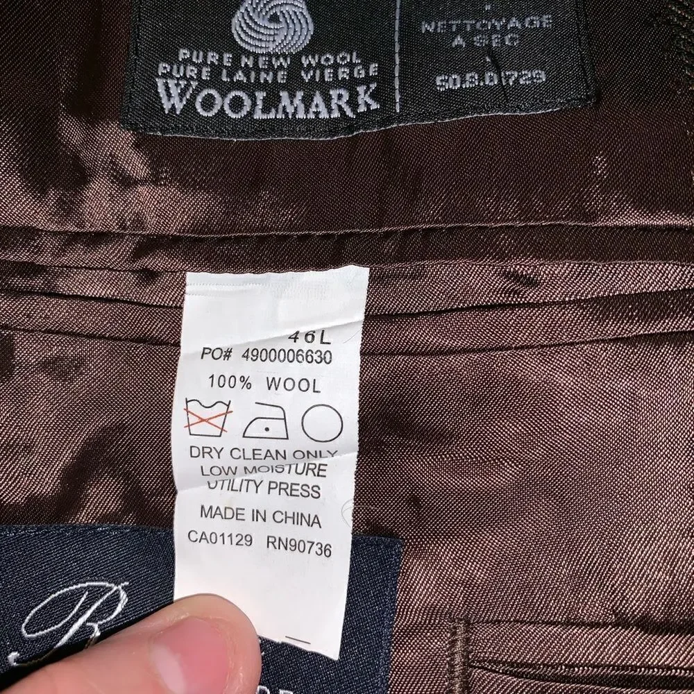 Ralph Lauren brown blazer size 46L